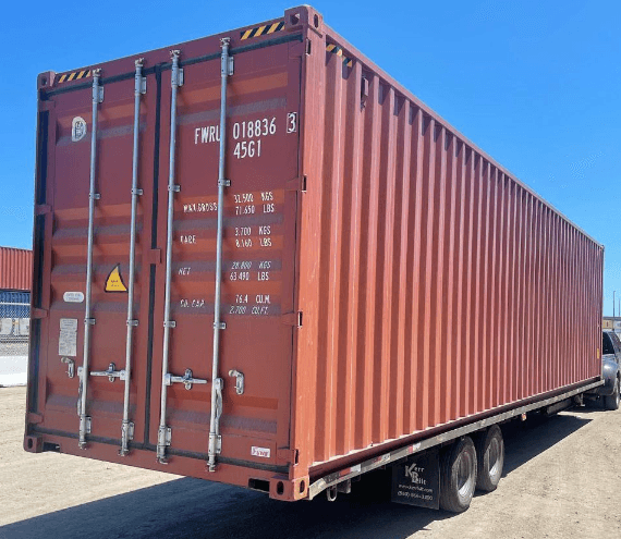 40ft High Cube Open Side with Post Shipping Container - Image 2