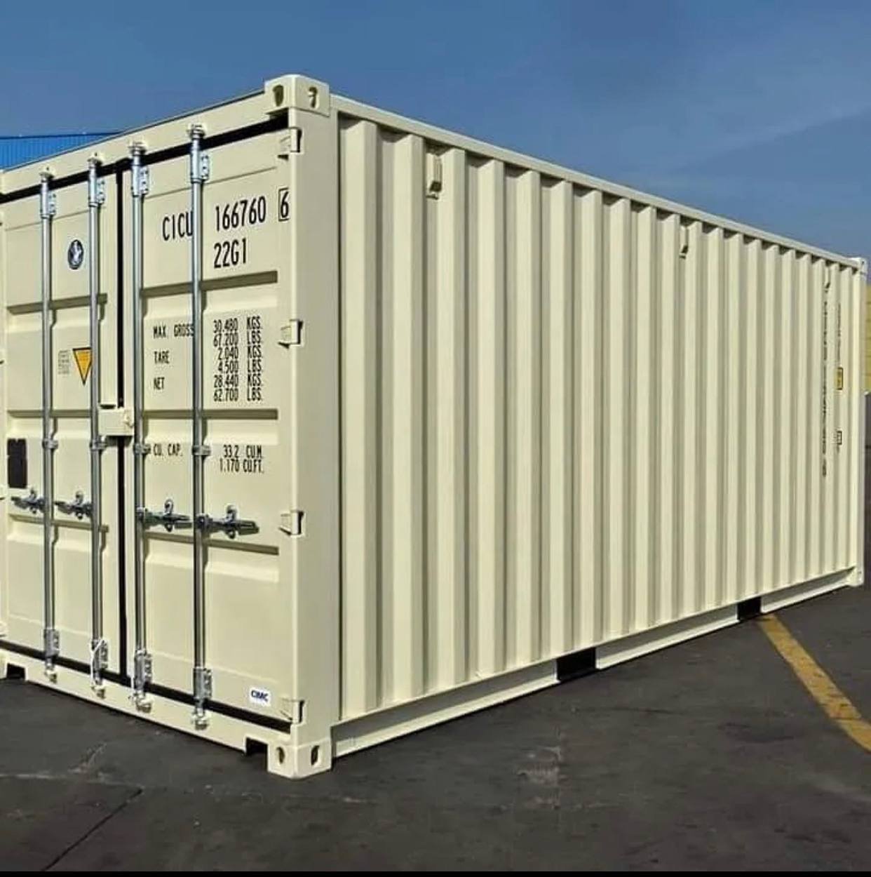 20ft Shipping OpenMesh floor Bunded Containers - Image 3