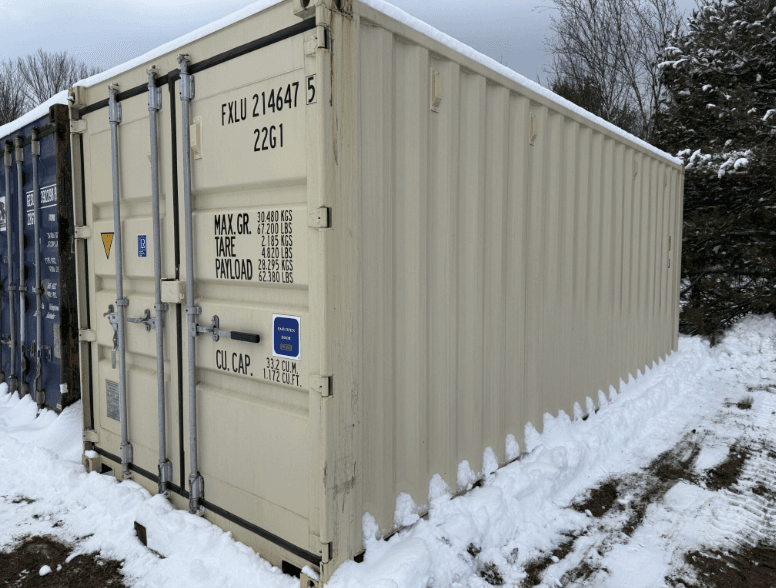 20 x 8 x 8.5 New Beige Shipping / Storage Container - Image 2