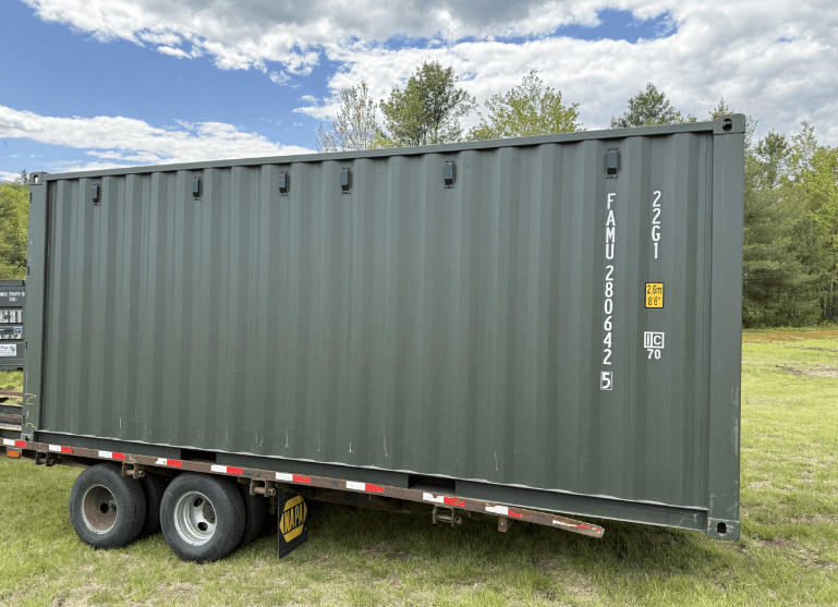 20 x 8 x 8.5 Green Shipping / Storage Container - Image 3
