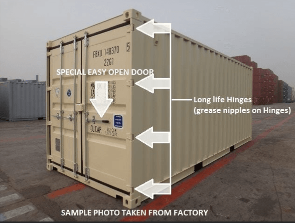 20ft High Cube Open Side Shipping Container - Image 4