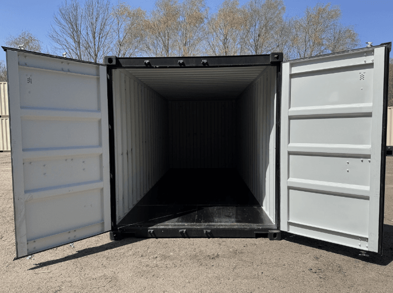20′ x 8′ New Black Shipping / Storage Container
