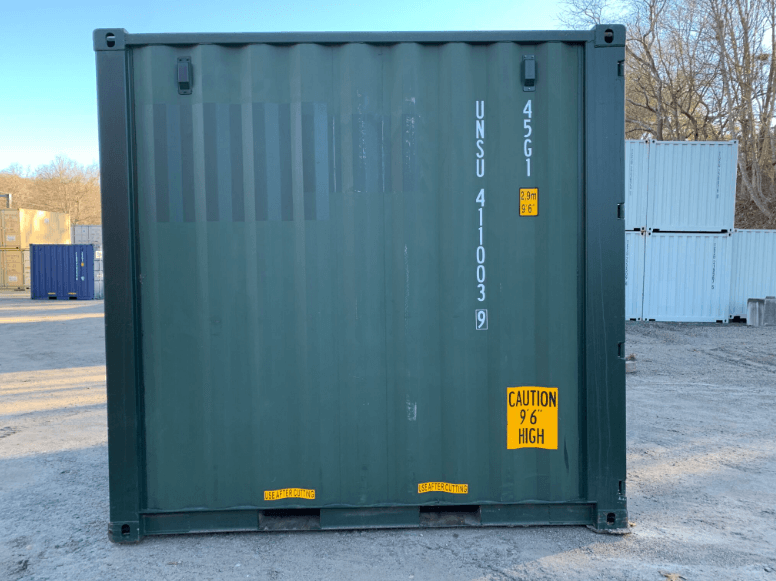 10ft green High Cube shipping container - Image 13