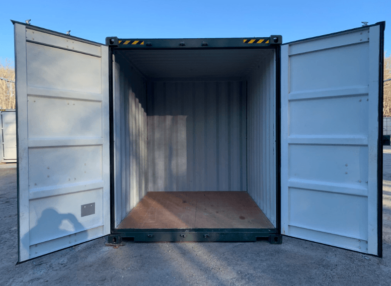 10ft green High Cube shipping container