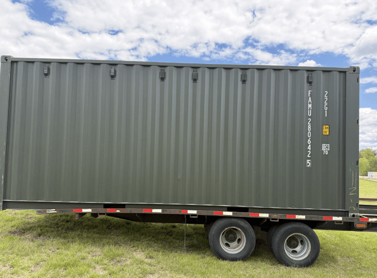 20 x 8 x 8.5 Green Shipping / Storage Container - Image 5