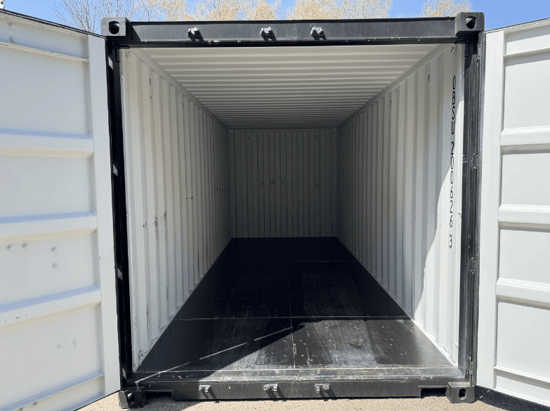 20 x 8 New Black Shipping / Storage Container - Image 6