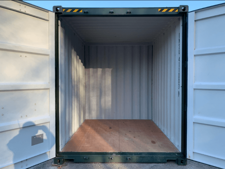 10ft green High Cube shipping container - Image 15