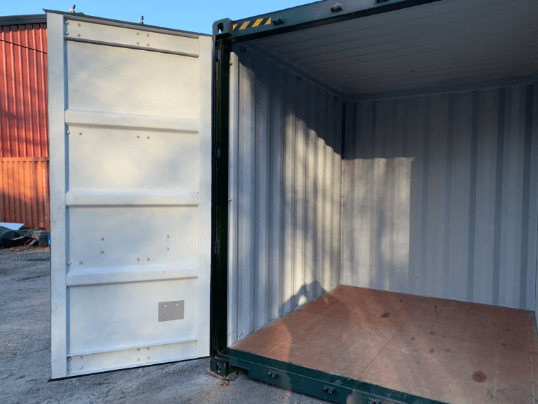 10ft green High Cube shipping container - Image 17