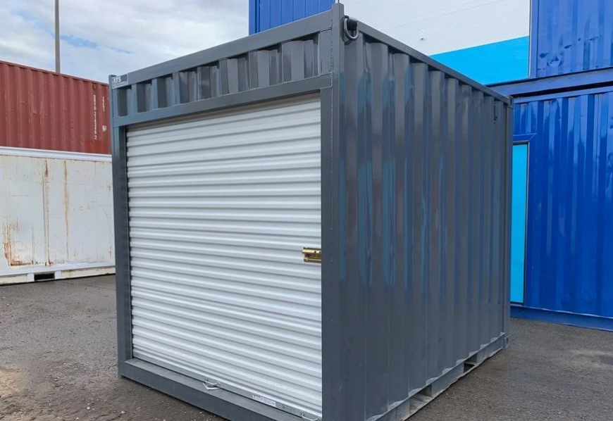 10 FT Used Shipping Container With Roll Up Door for Sale