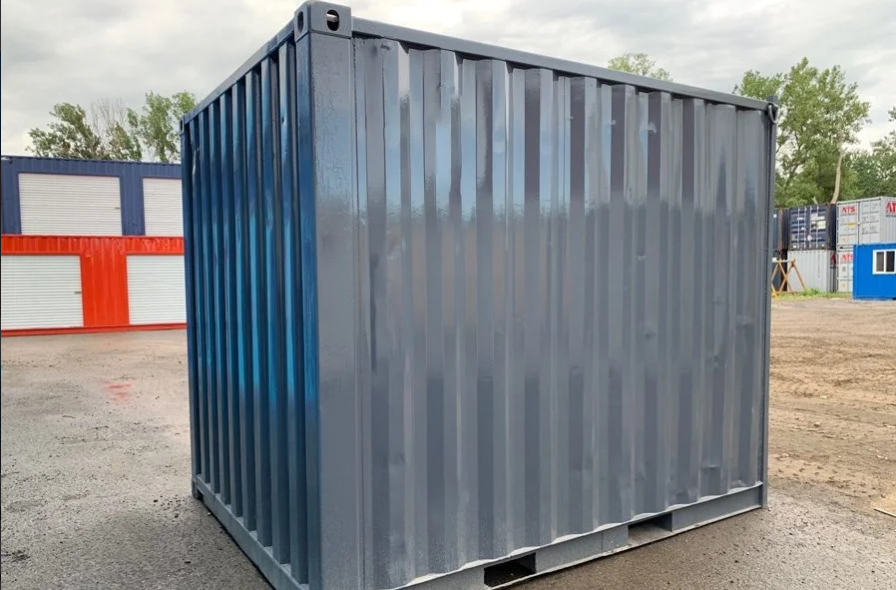 🚪 10 FT Used Shipping Container With Roll Up Door - Image 4